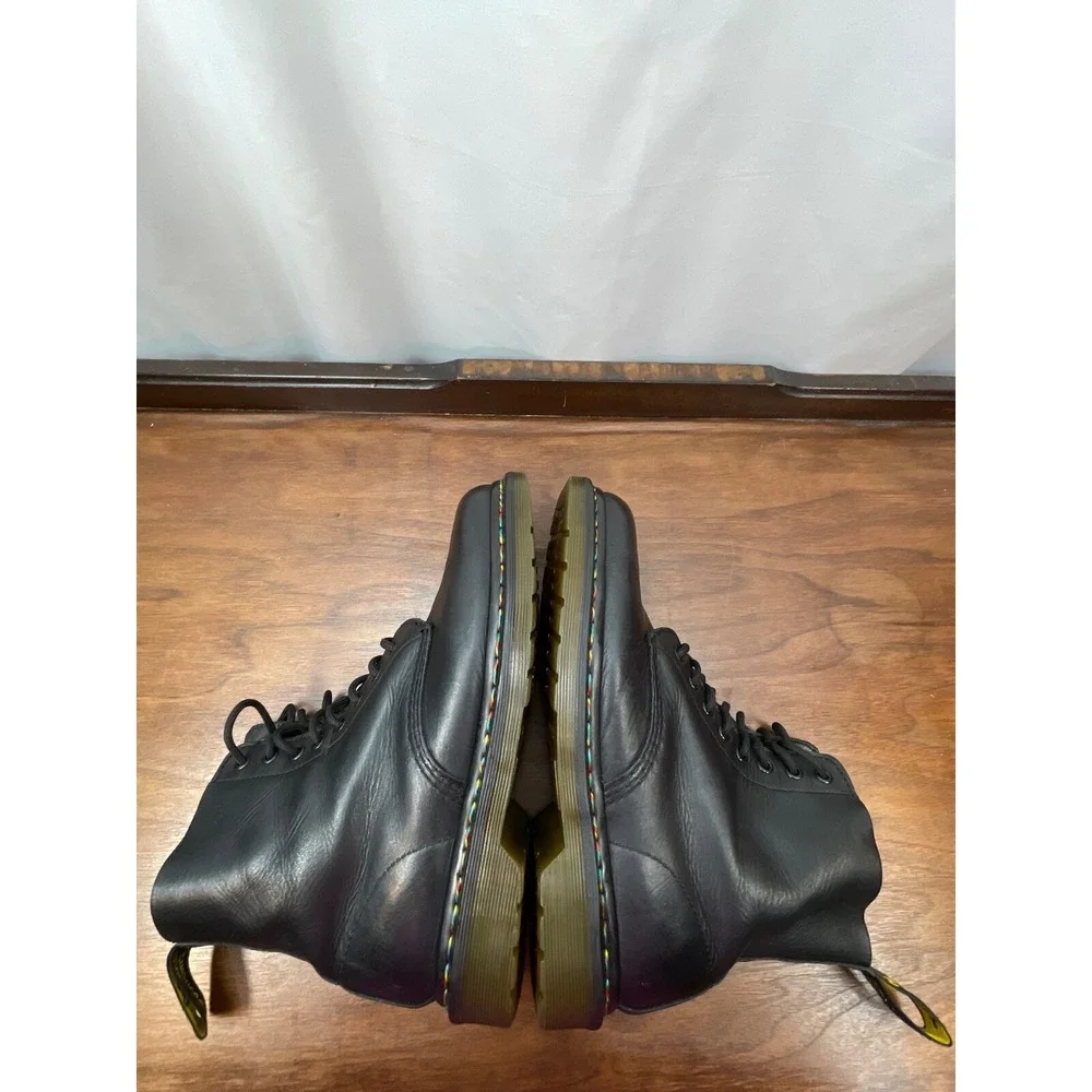 Dr Martens VTG 90's USM 9 UK 8 Pascal Rainbow Stitch Air WaveLace Up Combat Boot